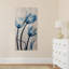 « Tulipes is Blue »-impression d’art graphique sur bois