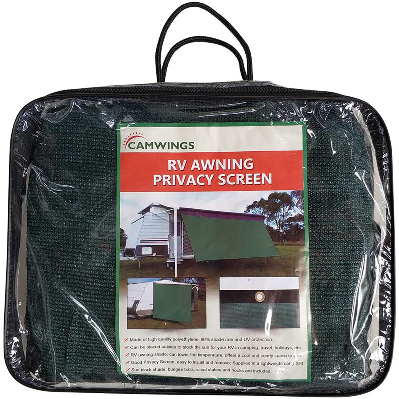 HGmart Polyethylene Plastic Awning for Awning, Green, 120" H x 192" W x 0.25" D