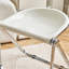 Chaise pliante usagée - Design rétro transparent pour la maison, le bureau et les loisirs