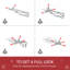 Sapin de Noël artificiel enneigé 6 pi avec branches réalistes, 61 pommes de pin et 800 pointes