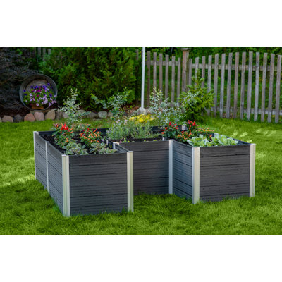 Urbana Keyhole Composting Raised Garden Bed