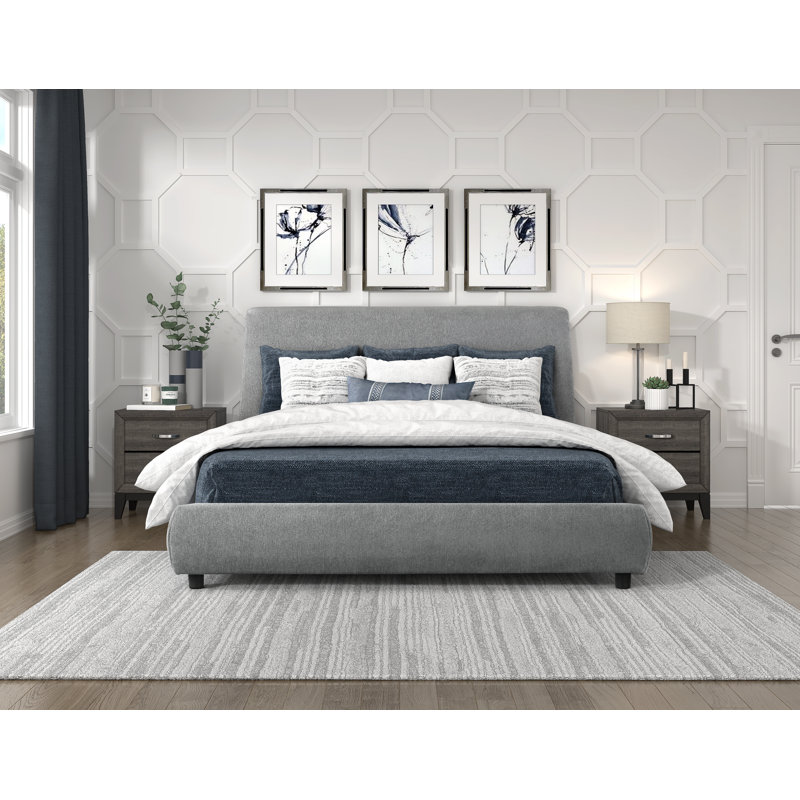 Astrin Upholstered Platform Bed, Full