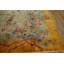 Antique Wool 1920s Green Rectangle Hand Knotted Pile Rug