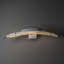 Glissade Steel LED Armed Sconce-1074523562