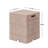 16.15x20 inch Tank Holder/Side Table, Natural Travertine