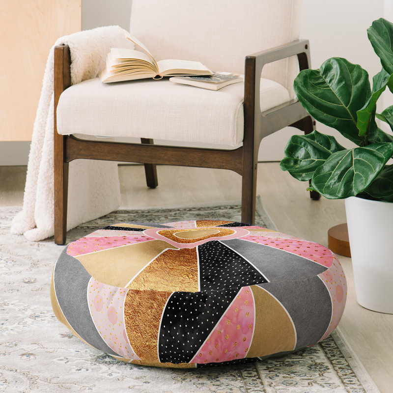 Coussin de sol en soleil elisabeth fredriksson happy