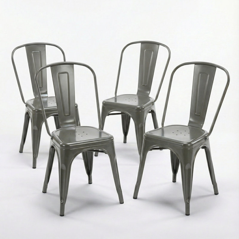 Side Chair, Silver