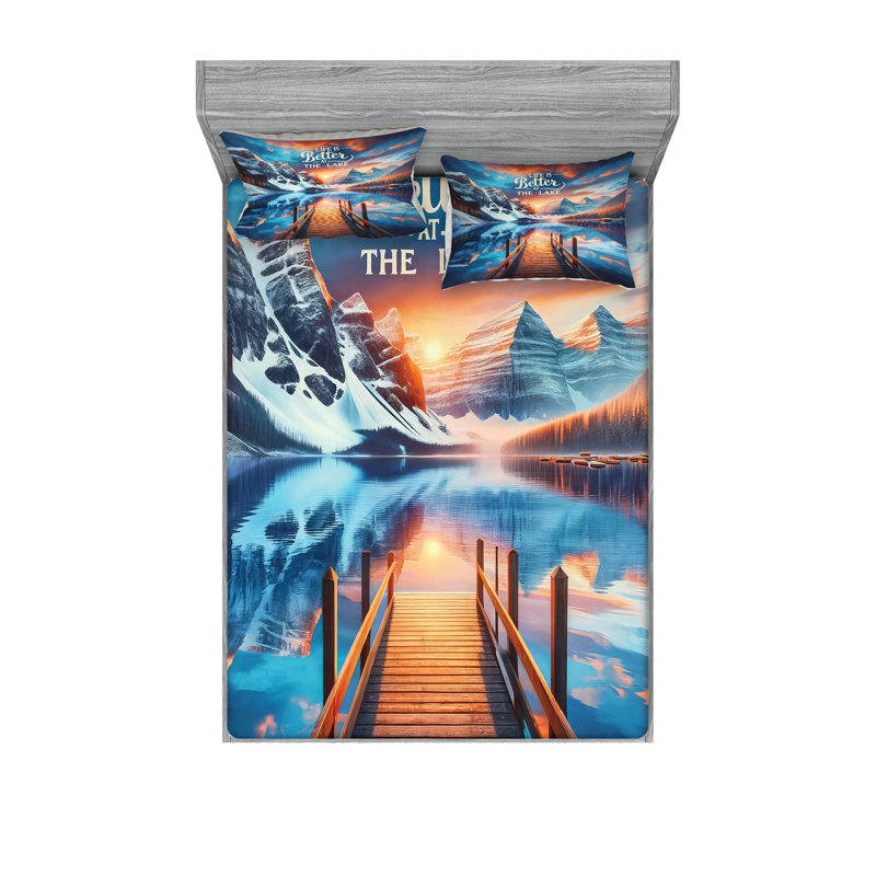 Ensemble de draps et taies décoratives Ambesonne-sd1062, Grand