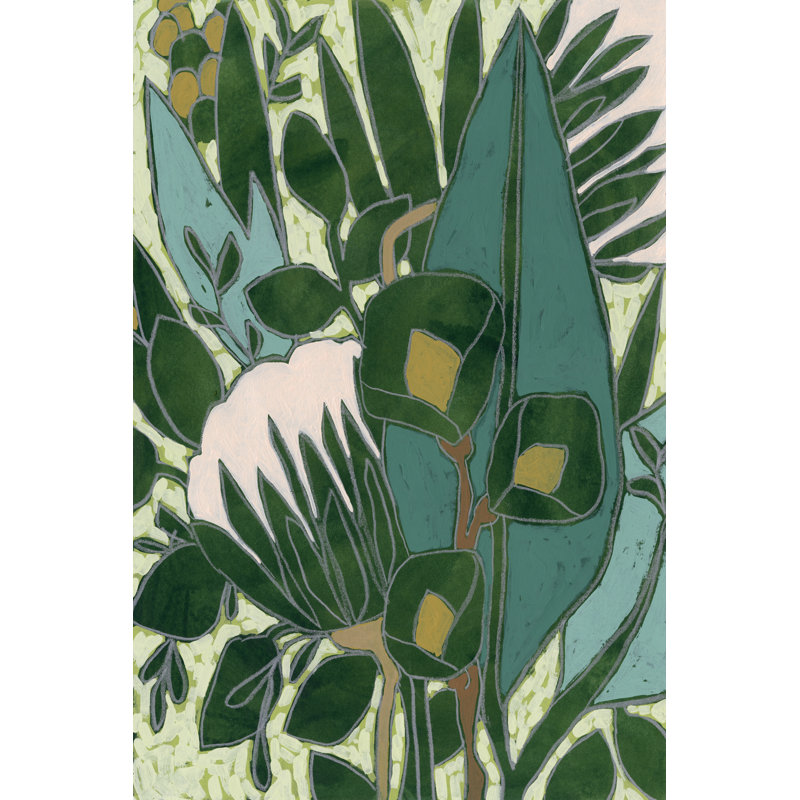 Bottle Glass Garden I by June Erica Vess - Wrapped Canvas Painting, 91cm H x 61cm W