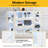 Extra Wide Display Cabinet With Acrylic Glass Doors,LED Lighting For Collectibles-510555345