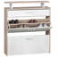 8 Pair Solid Wood Flip Down Shoe Storage