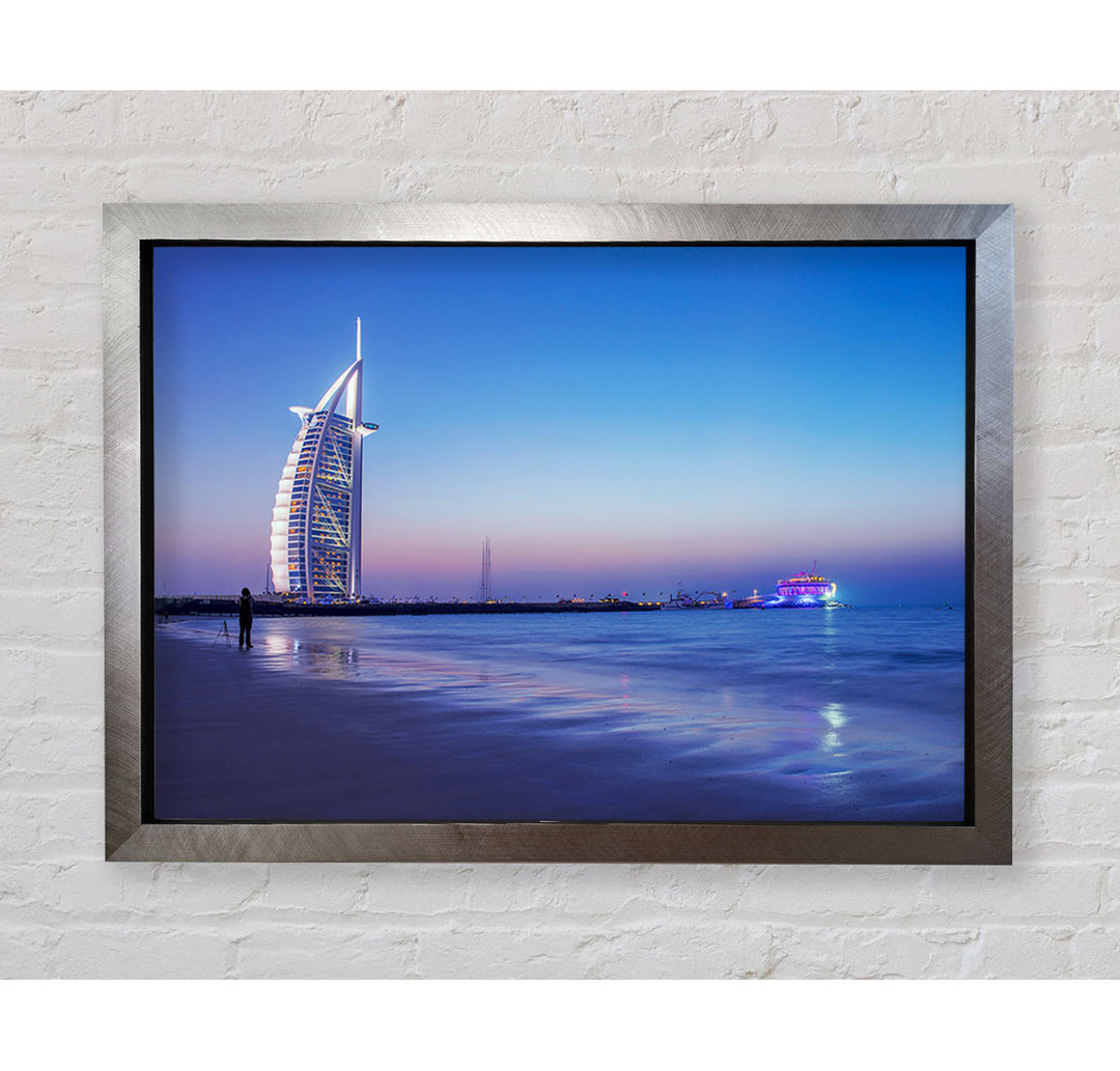 Gerahmter Kunstdruck Burj Al Arab 7 Star Hotel