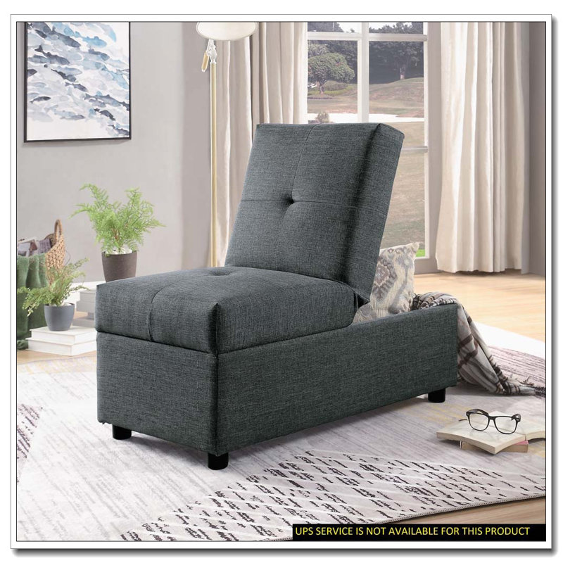 Repose-pieds convertible avec chaise et rangement