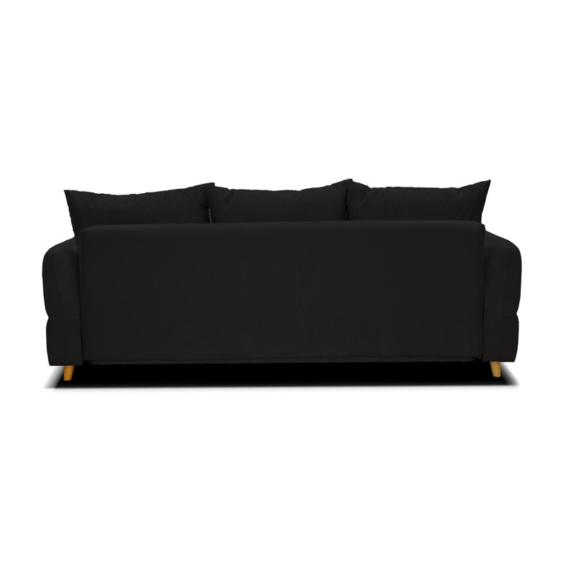 Mowbray 3-Seater Sofa Bed, Black