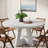 47.25" W Round Manufactured Wood Farmhouse Dining Table-1422538083