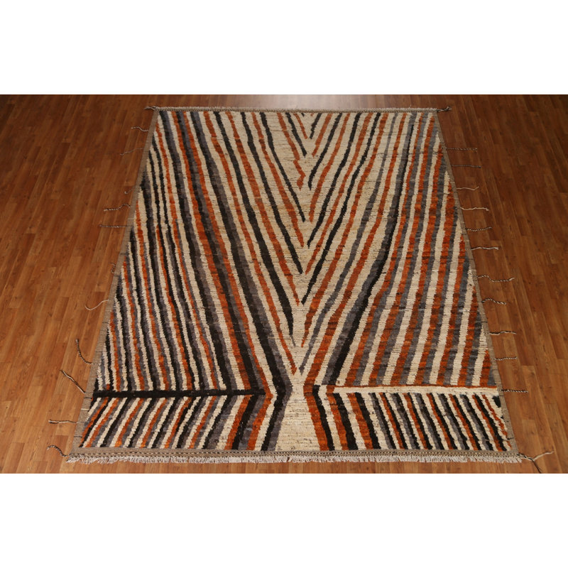 Tapis oriental marocain fait à la main 8 x 10