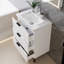 60mm Single Bathroom Vanity with Integrated Ceramic Basin-119716491