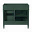 Meuble-lavabo de 36 po sans lavabo supérieur, armoire de rangement de salle de bain avec 2 tiroirs et un tiroir basculant, structure en bois massif-120330099