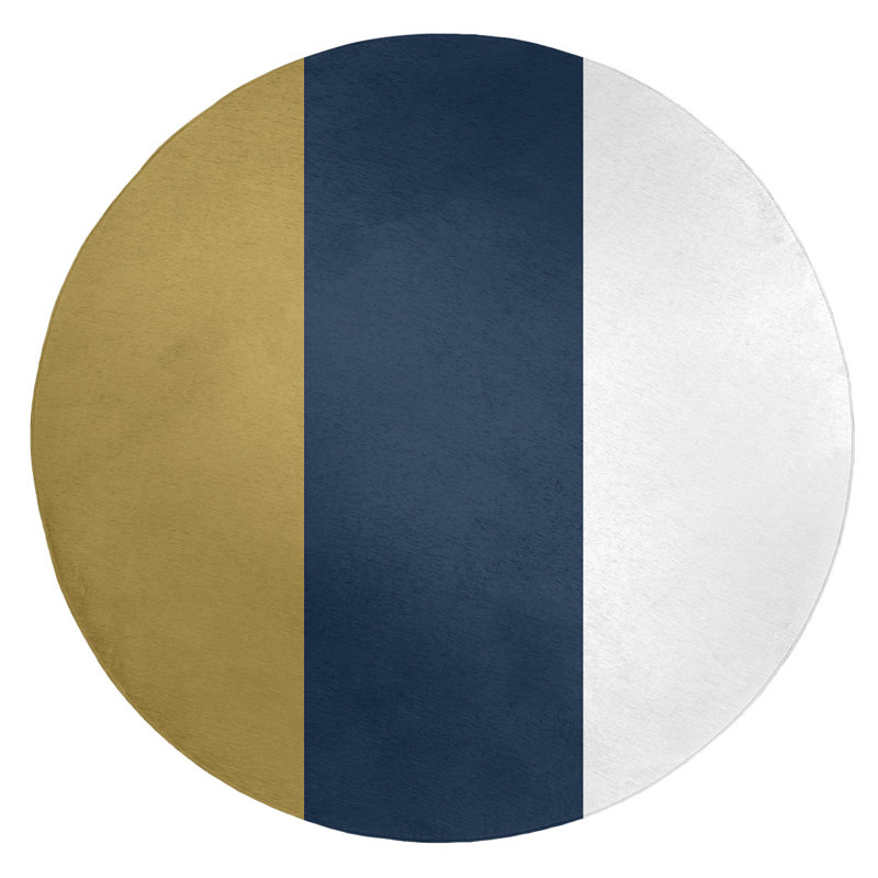 Chenille Indoor Rug, Round 5'