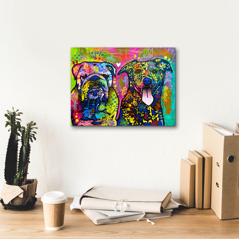 «Alliances» par Dean Russo, art mural sur toile, H 12 po x l 16 po x P 0,75 po