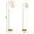 Jacobson Arched Ribbed Glass Floor Lamp-1119333173