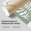 «Botanical Matisse Plant Sage Green Mid-Century», reproduction d'art moderne sans cadre-1211422165