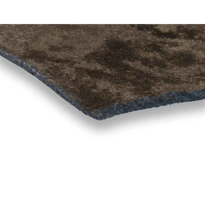 Rapture Abstract Flatweave Mink Brown Area Rug, Rectangle 7'10" x 11'2"