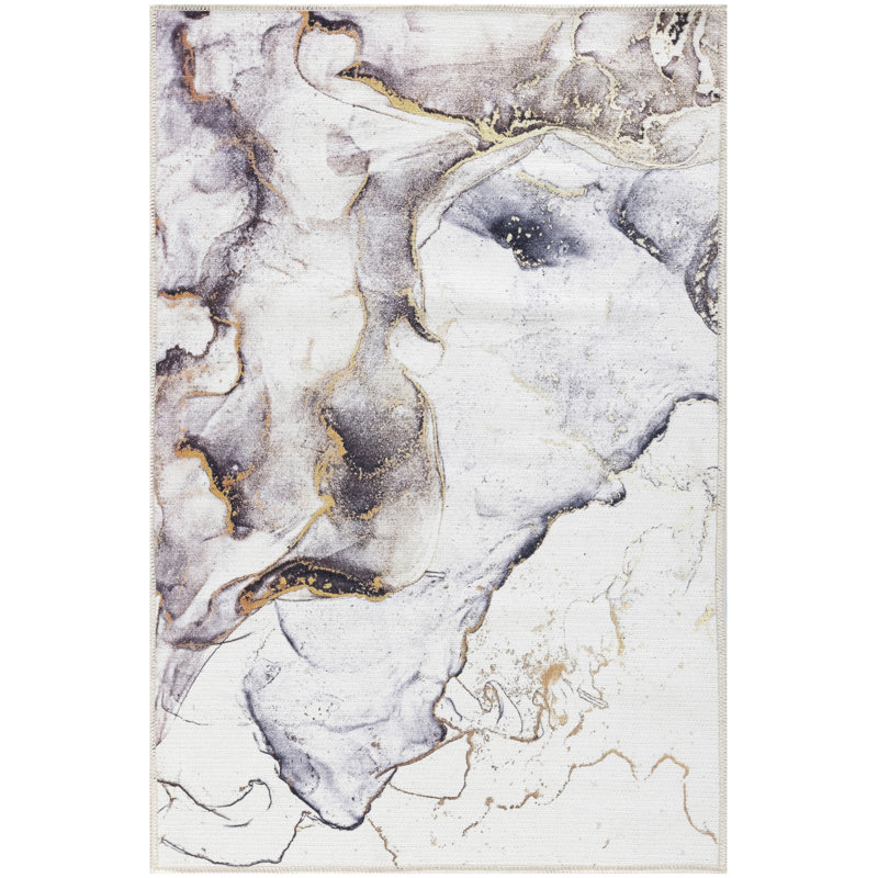 Stacie Daydream Machine Washable Area Rug, Rectangle 2'8" x 4'