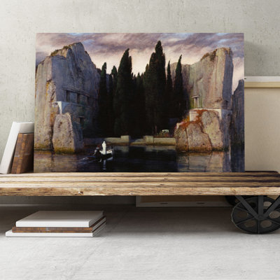 Arnold Bocklin - Wrapped Canvas Painting