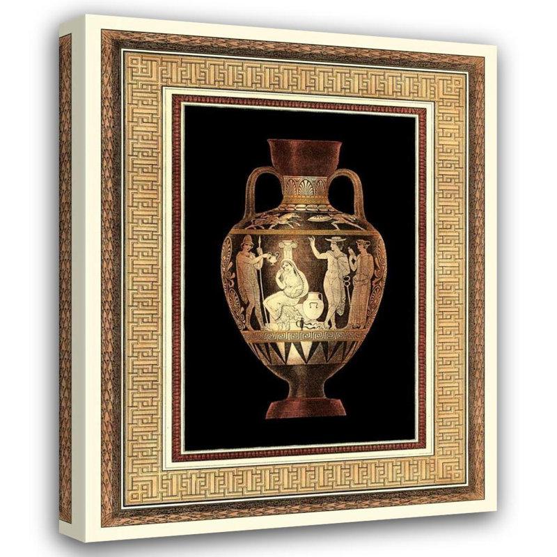 Art sur toile tendu avec la galerie Astoria Grand Moses, Henry: Faïence étrusque III, H 35 po x l 28 po