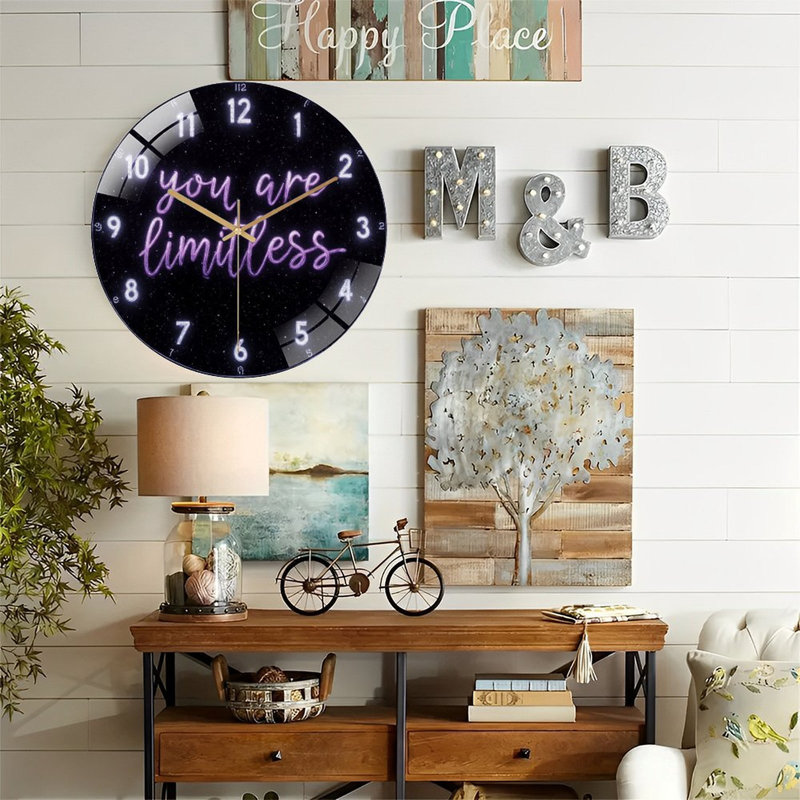 Horloge murale 12 po