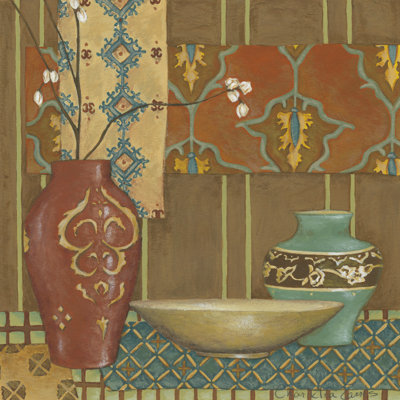 Tapestry Still Life II by Chariklia Zarris - Wrapped Canvas Art Prints