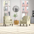 Fauteuil en cuir véritable de 27,56 po de largeur Amberlie