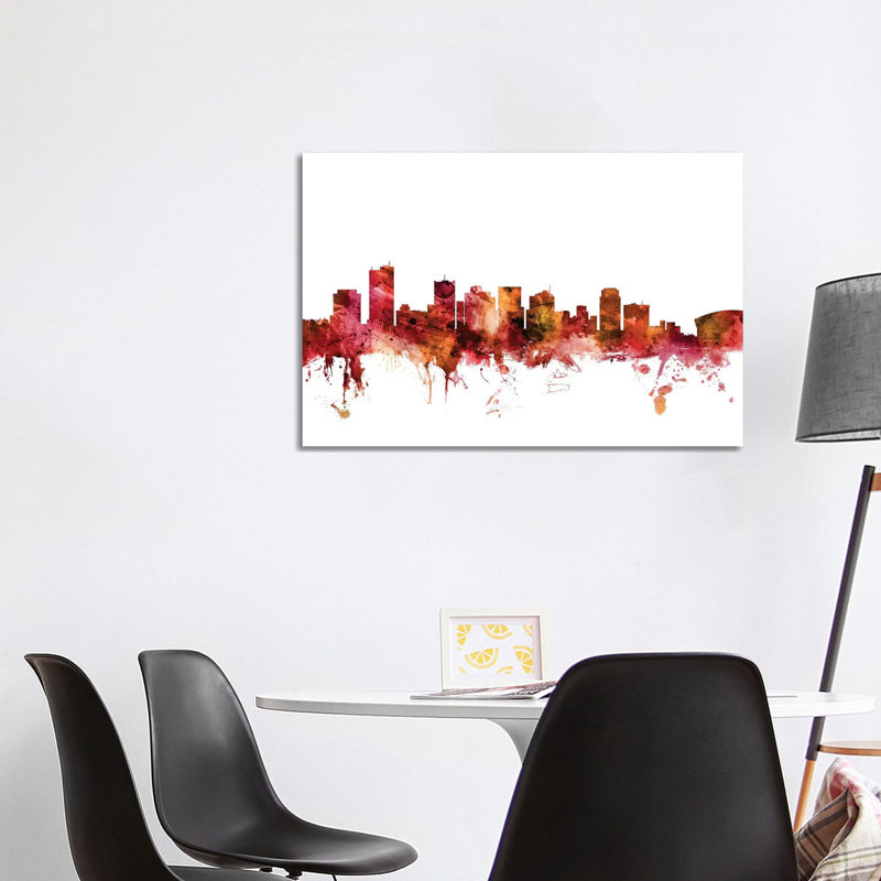 Phoenix, Arizona Skyline by Michael Tompsett - Wrapped Canvas Gallery-Wrapped Canvas Giclée