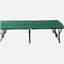 Lit de camp pliable pour adultes pour 2 personnes Outsunny, lit de camp portatif extérieur extra large 50 "avec sac de transport, lit de camping surélevé, randonnée sur la plage, vert