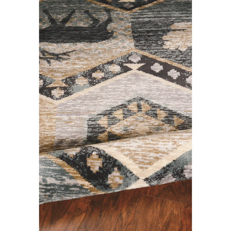Tapis bleu Theresa, Rond 7 pi 10 po