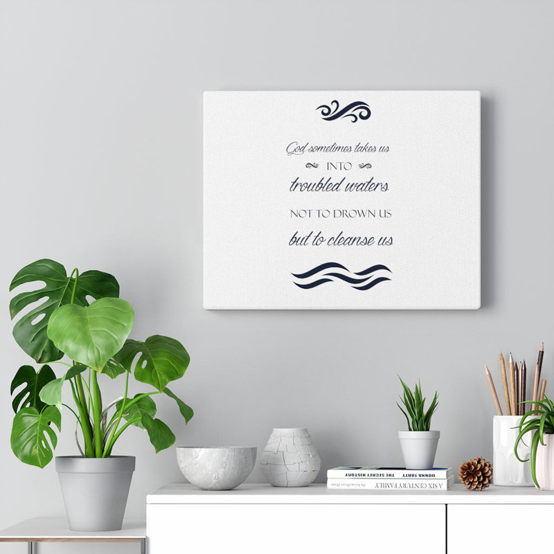 Cleanse Us - Wrapped Canvas Print, 61cm H x 76cm W