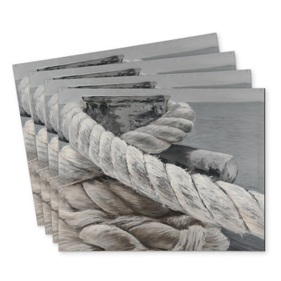 Twisted Boat Rope Polyester Masvingo Set of 4 | Home Decor