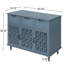 Armoire 3 tiroirs 3 portes (bleu)