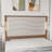King Size Bed Frame With Upholstered Headboard-468657561