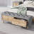 Devhan Linen Upholstered Storage Bench-759457870