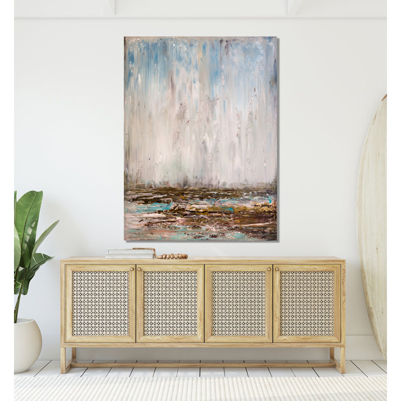 Wetlands - Artist Enhanced Canvas Print, Black Framed Canvas, 24" H x 20" W x 1.75" D