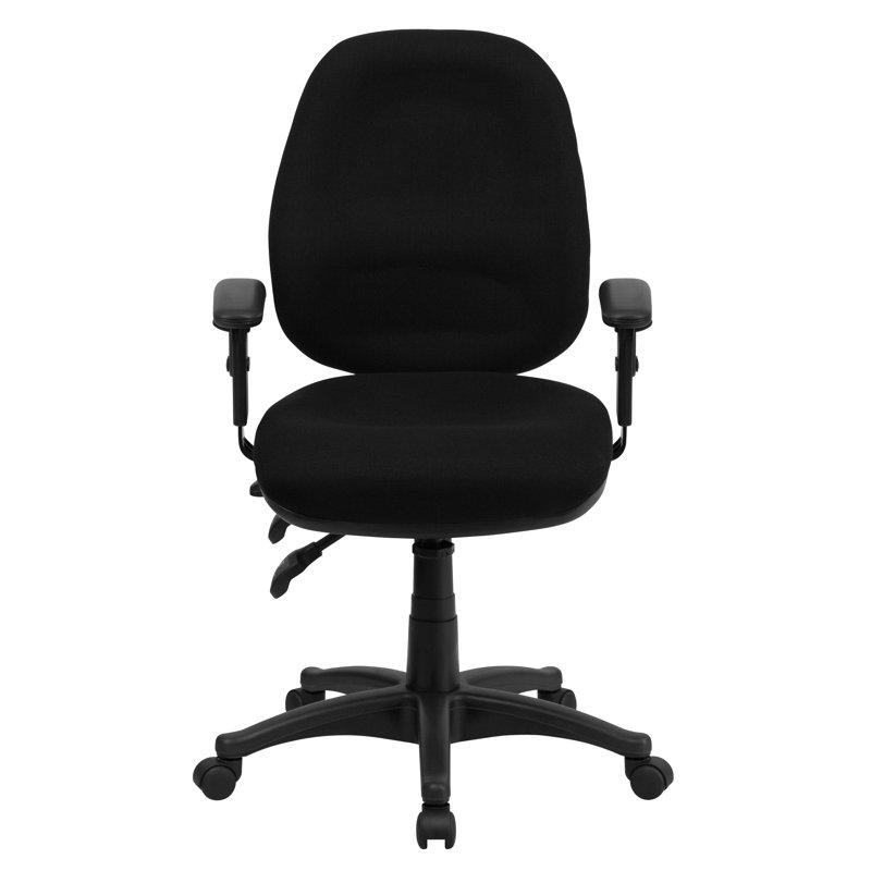 Wingler Executive Chair, Gray, Height and Width Adjustable Arms