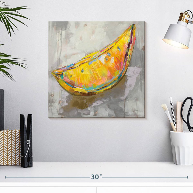 Lemon Wedge Neutral, 16'' H x 16'' W
