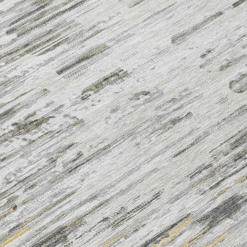 Machine Washable Indoor/Outdoor Chantille ACN2767 Modern Rug, 8' x 10', Tin
