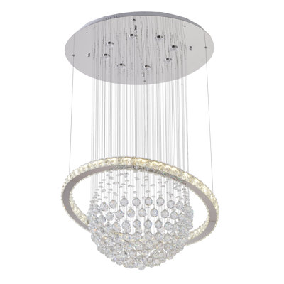 Marisa 8 - Light LED Globe Chandelier