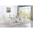 Kemya Glass Top Double Pedestal Dining Set-1433101442-1433101453-1433267831