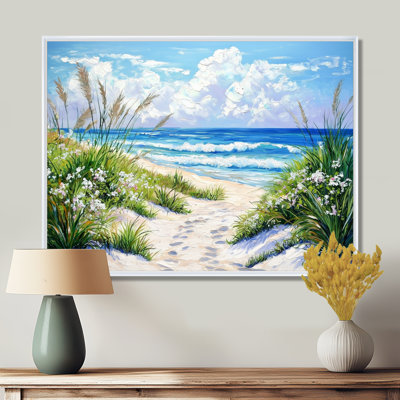 South Padre Island Gulf Coast Beach I - Texas Wall Art Print