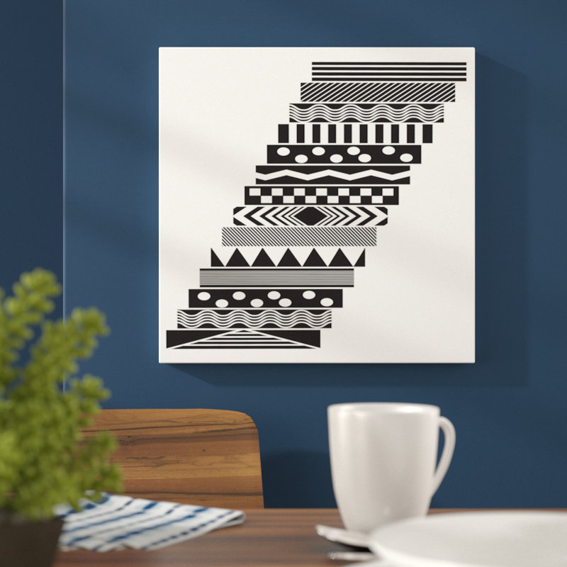 «Step», reproduction d'impression sur toile, H 12 po x l 8 po x P 0,75 po, Toile