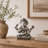 Allisonia Polystone Meditating Ganesh Sculpture with Engraved Carvings and Relief Detailing-1702537235